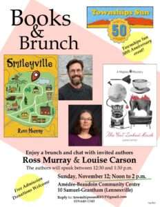 November Books & Brunch with Authors Ross Murray & Louise Carson